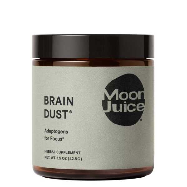 Brain Dust by Moon Juice | Brain Supplement for Memory & Focus | Lion’s Mane, Ashwagandha, Rhodiola, Maca Mushroom Supplement |