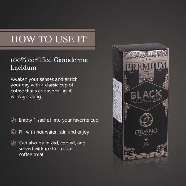 ORGANO Combo Pack 1 Box Black Coffee And 1 Box Cafe Latte, 100% Cetified Organic Gourmet Coffee.