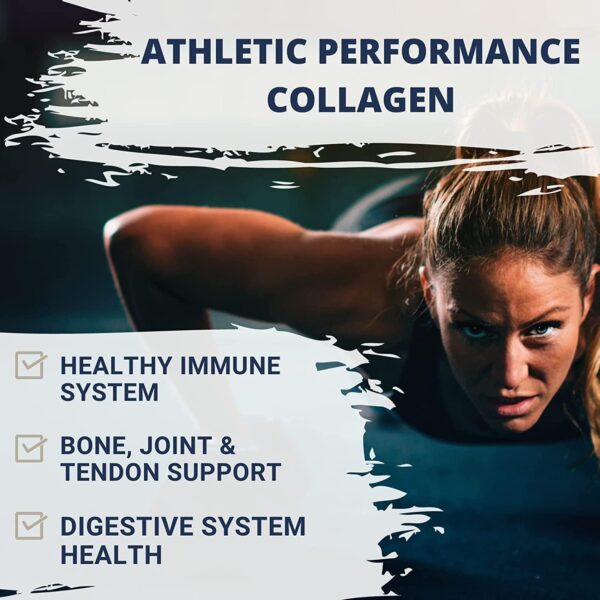 Bone Broth Athletic Performance Collagen Natural Vanilla (1 Lbs. / 30 Servings)