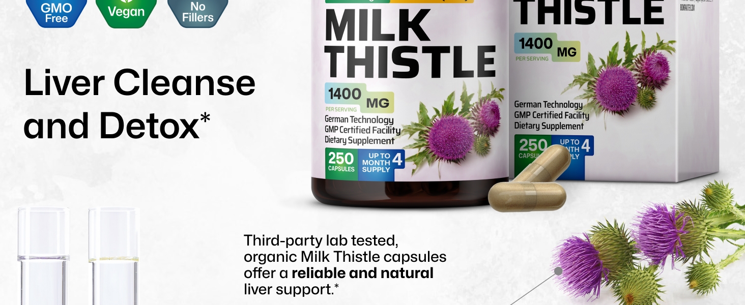 Milk Thistle Organic Capsules