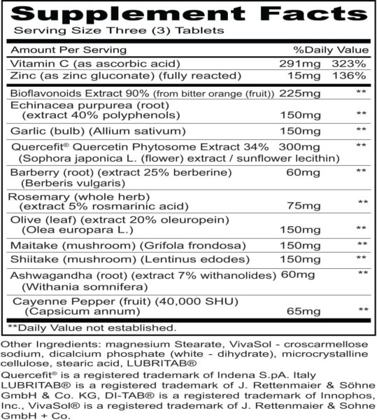 Priority One Vitamins Super Bio Vegetarian 180 Tablets – Immune System Support*- Clinical Strength – Benefits of Shiitake & Maitake Mushrooms.
