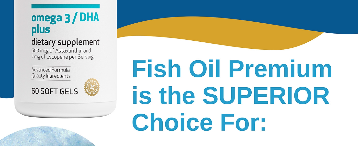 Omega 3/ DHA P, Xtendlife, Supplement, Fish Oil Premium, Omega 3, Wellness Support, Antioxidants