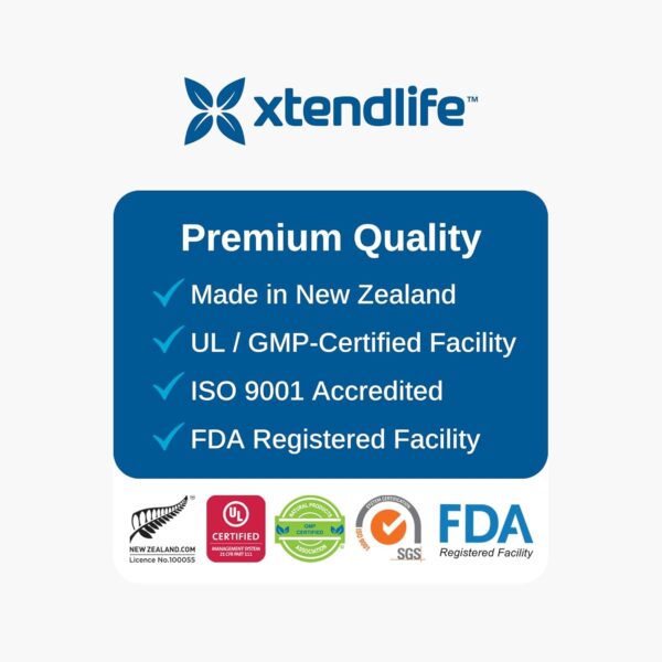 Xtendlife, Omega 3 DHA Plus, Full Spectrum Fish Oil with 700mg of DHA + Lycopene and Astaxanthin to Support Brain, Heart, Eye and Skin, 60 Soft Gels