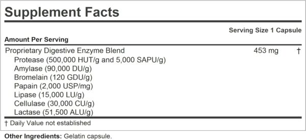 ANDREW LESSMAN Digest Assure 60 Capsules – Comprehensive Blend of Powerful Natural Enzymes to Support and Enhance Digestive Health, Vegetarian-Sourced Enzymes, Small Easy to Swallow Capsules