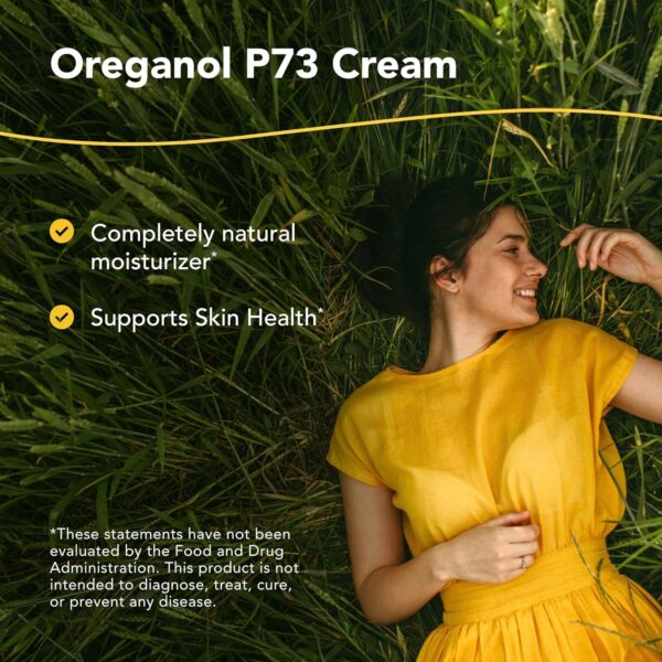 NORTH AMERICAN HERB & SPICE Oreganol P73 Cream – 2 oz. – Potent, Natural Moisturizer – Oreganol P73 Oregano Oil, Honey, Propolis, Royal Jelly, Oil of Hypercium, Lavender, Extra Virgin Olive Oil
