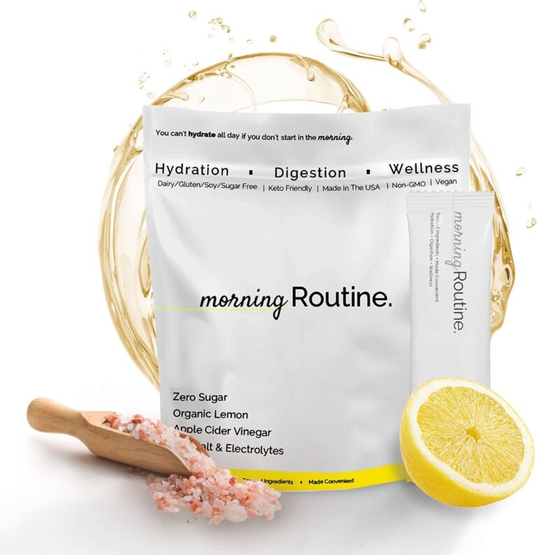 ROUTINE Morning Daily Hydration | Electrolyte Powder Packets with Apple Cider Vinegar, Lemon and Sea Salt | Hydrate Powder, Electrolyte Drink Mix | Keto & Paleo Electrolytes Hydration Powder - 5 ct - Image 11