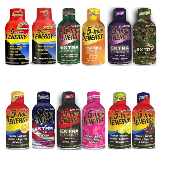 5 Hour Energy Extra Strength, Tropical Burst, 24-1.93fl oz bottles