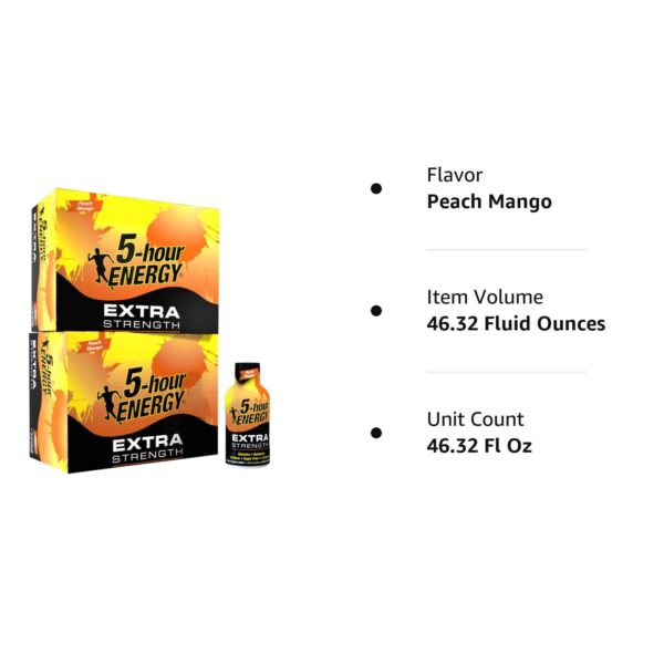 5 Hour Energy Extra Strength, Tropical Burst, 24-1.93fl oz bottles