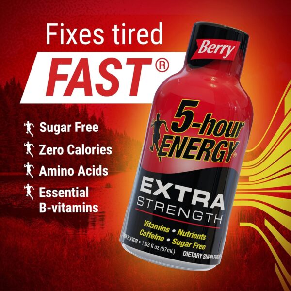 5 Hour Energy Extra Strength, Tropical Burst, 24-1.93fl oz bottles