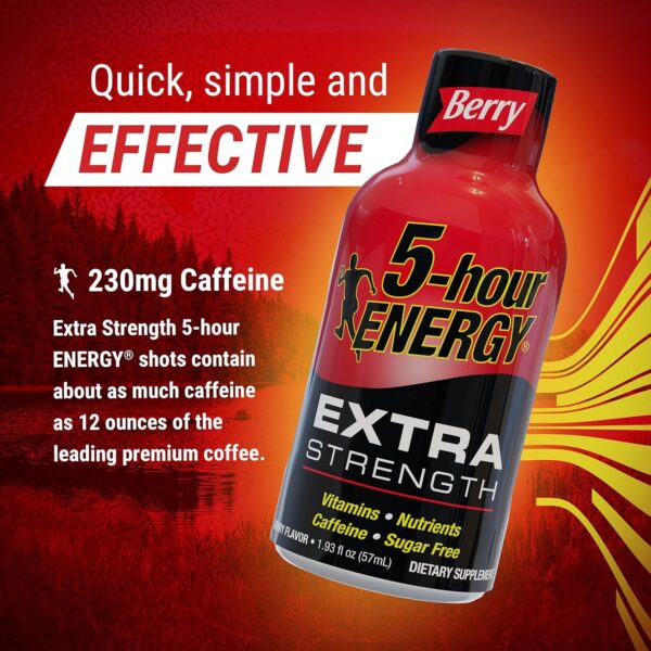5 Hour Energy Extra Strength, Tropical Burst, 24-1.93fl oz bottles