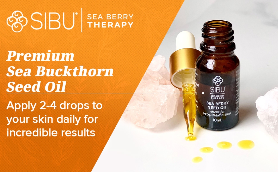 Sibu Sea Buckthorn Seed Oil Supports soft smooth and healthy skin