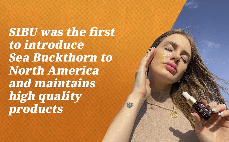 Sibu Sea Buckthorn Seed Oil Supports soft smooth and healthy skin