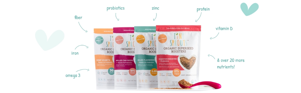 hemp chia and flax seed blend for babies and toddlers