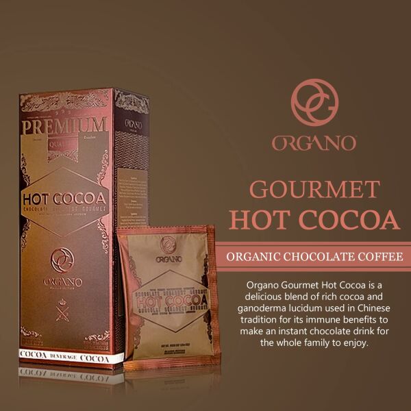 2 boxes Organo Gold Hot Chocolate