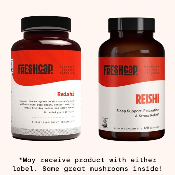 FreshCap Ultimate Mushroom Complex Powder – Lions Mane, Reishi, Cordyceps, Chaga, Turkey Tail, Maitake Supplements – for