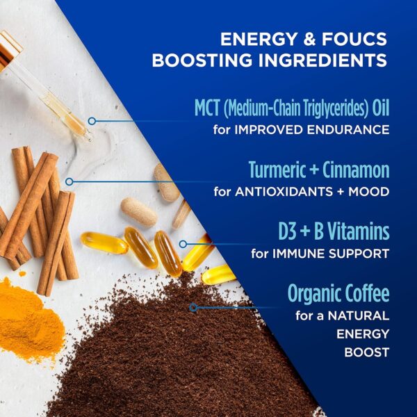 Vitacup Genius Gold & Focus Mushroom Coffee 32 Pod Bundle | Energy & Focus |Superfood & Vitamins Infused | Variety Pack of (2)